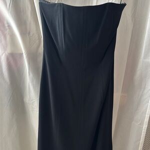 Elegant Black Strapless Dress